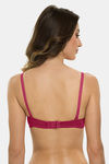Tweens Padded Non-Wired Full Coverage T-Shirt Bra - Wine — thumbnail 2