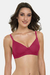 Tweens Padded Non-Wired Full Coverage T-Shirt Bra - Wine — thumbnail 4