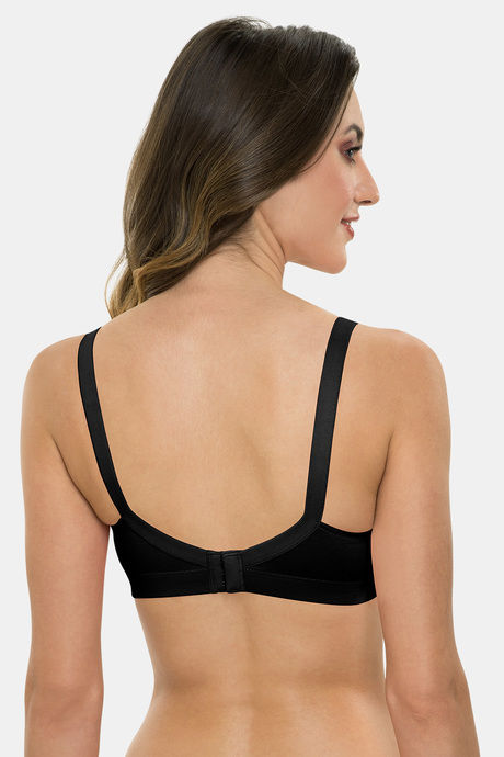 Tweens Padded Non-Wired Full Coverage Minimiser Bra - Black — image 2