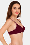 Tweens Padded Non-Wired Full Coverage T-Shirt Bra - Magenta — thumbnail 4