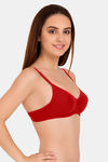 Tweens Padded Non-Wired Full Coverage T-Shirt Bra - Red — thumbnail 3