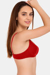 Tweens Padded Non-Wired Full Coverage T-Shirt Bra - Red — thumbnail 4