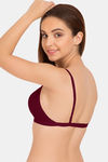 Tweens Padded Non-Wired Full Coverage T-Shirt Bra - Magenta — thumbnail 4