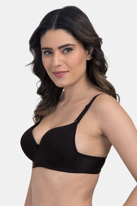 Tweens Padded Non-Wired Full Coverage T-Shirt Bra - Black — image 3