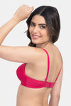 Tweens Padded Non-Wired Full Coverage T-Shirt Bra - Dark Pink — thumbnail 4