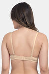Tweens Padded Non-Wired Full Coverage T-Shirt Bra - Skin — thumbnail 2