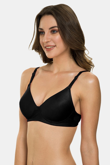 Tweens Padded Non-Wired Full Coverage T-Shirt Bra - Black — image 4
