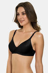 Tweens Padded Non-Wired Full Coverage T-Shirt Bra - Black — thumbnail 4