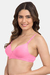 Tweens Padded Non-Wired Full Coverage T-Shirt Bra - Pink — thumbnail 3