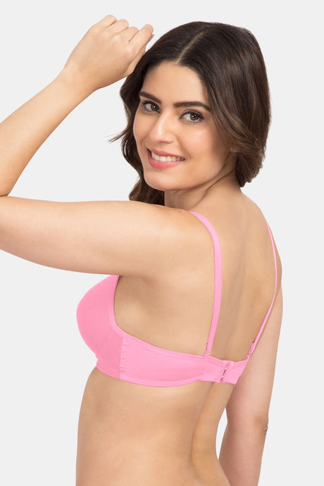 Tweens Padded Non-Wired Full Coverage T-Shirt Bra - Pink — image 4