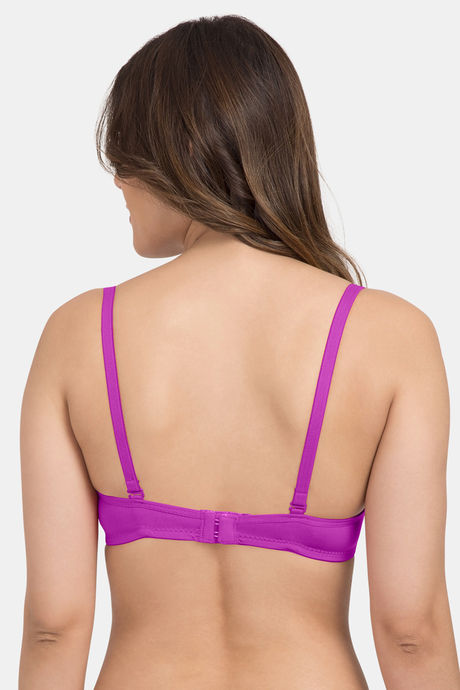 Tweens Padded Non-Wired Full Coverage T-Shirt Bra - Purple — image 2