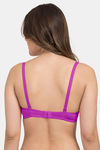 Tweens Padded Non-Wired Full Coverage T-Shirt Bra - Purple — thumbnail 2