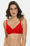Tweens Padded Non-Wired Full Coverage T-Shirt Bra - Red — thumbnail 1