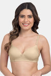 Tweens Padded Non-Wired Full Coverage T-Shirt Bra - Skin — thumbnail 1