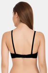 Tweens Double Layered Non-Wired Full Coverage T-Shirt Bra - Black — thumbnail 2