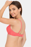 Tweens Double Layered Non-Wired Full Coverage T-Shirt Bra - Coral — thumbnail 4