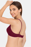 Tweens Double Layered Non-Wired Full Coverage T-Shirt Bra - Magenta — thumbnail 4