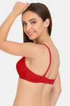 Tweens Double Layered Non-Wired Full Coverage T-Shirt Bra - Red — thumbnail 4