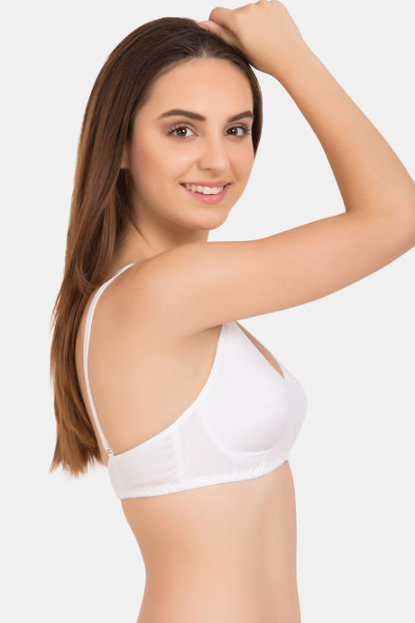 Tweens Double Layered Non-Wired Full Coverage T-Shirt Bra - White — image 3
