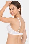 Tweens Double Layered Non-Wired Full Coverage T-Shirt Bra - White — thumbnail 4