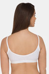 Tweens Double Layered Non-Wired Full Coverage T-Shirt Bra - White — thumbnail 2