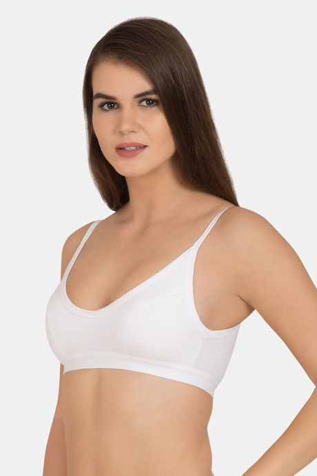 Tweens Double Layered Non-Wired Full Coverage T-Shirt Bra - White — image 3