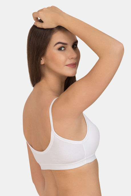 Tweens Double Layered Non-Wired Full Coverage T-Shirt Bra - White — image 4