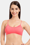 Tweens Padded Non-Wired Full Coverage Cage Bra - Coral — thumbnail 1