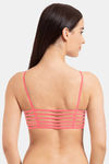 Tweens Padded Non-Wired Full Coverage Cage Bra - Coral — thumbnail 2