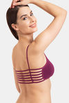 Tweens Padded Non-Wired Full Coverage Cage Bra - Magenta — thumbnail 3
