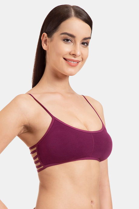 Tweens Padded Non-Wired Full Coverage Cage Bra - Magenta — image 4