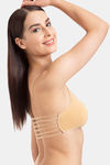 Tweens Padded Non-Wired Full Coverage Cage Bra - Skin — thumbnail 3