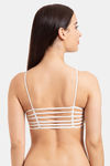 Tweens Padded Non-Wired Full Coverage Cage Bra - White — thumbnail 2