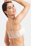 Tweens Padded Non-Wired Full Coverage Cage Bra - White — thumbnail 4