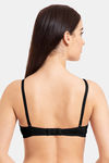 Tweens Double Layered Non-Wired Full Coverage T-Shirt Bra - Black — thumbnail 2