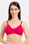 Tweens Double Layered Non Wired Full Coverage T-Shirt Bra - Dark Pink — thumbnail 1