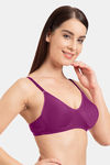 Tweens Double Layered Non Wired Full Coverage T-Shirt Bra - Magenta — thumbnail 3