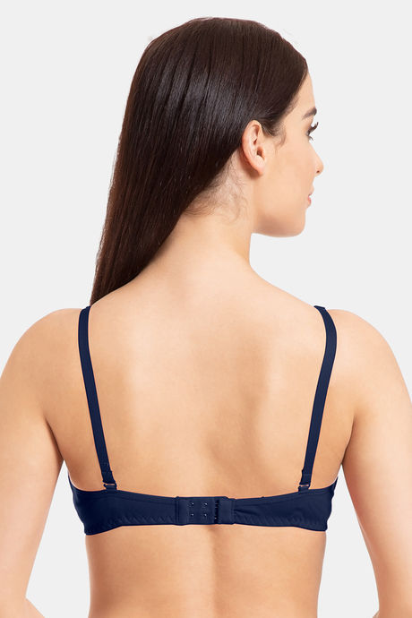 Tweens Double Layered Non Wired Full Coverage T-Shirt Bra - Navy Blue — image 2