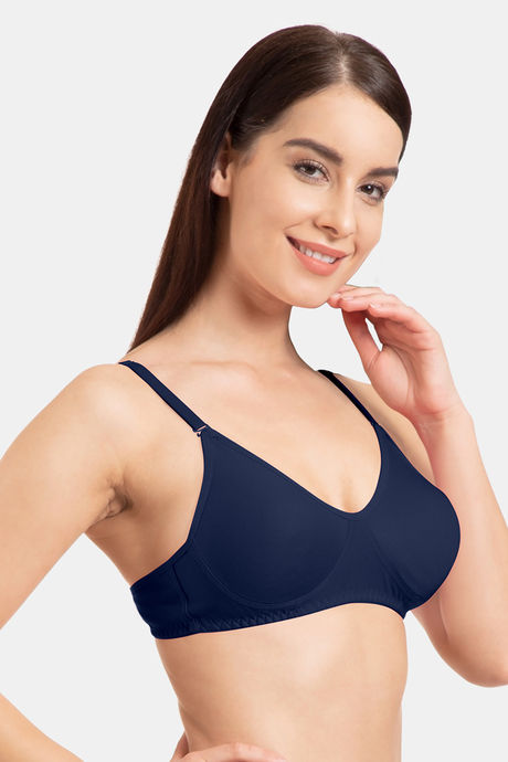 Tweens Double Layered Non Wired Full Coverage T-Shirt Bra - Navy Blue — image 3