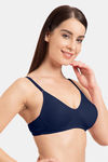 Tweens Double Layered Non Wired Full Coverage T-Shirt Bra - Navy Blue — thumbnail 3