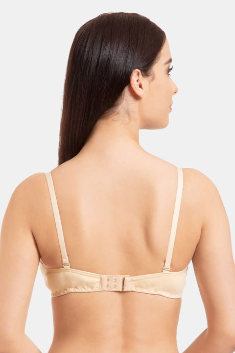 Tweens Double Layered Non Wired Full Coverage T-Shirt Bra - Skin — image 2