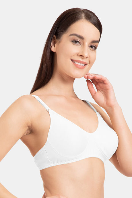 Tweens Double Layered Non Wired Full Coverage T-Shirt Bra - White — image 3