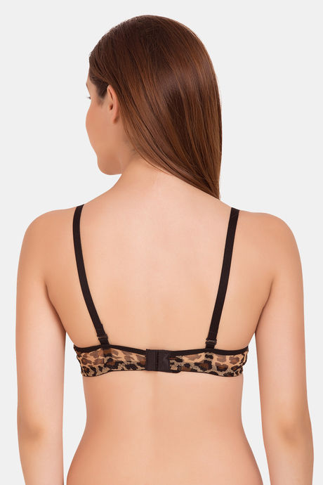Tweens Padded Non-Wired Full Coverage T-Shirt Bra - Tiger Print — image 2