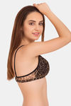 Tweens Padded Non-Wired Full Coverage T-Shirt Bra - Tiger Print — thumbnail 4