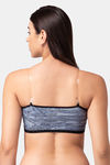 Tweens Padded Non Wired Demi Coverage Tube Bra - Chambray Print — thumbnail 2