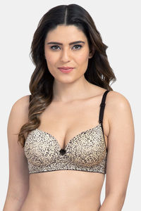 Beige Tiger Print
