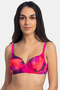 Orange N Pink Printed