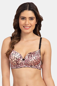 Pink Leapard Print