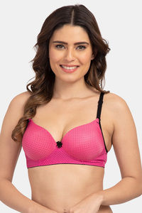 Pink Polka Dot Print