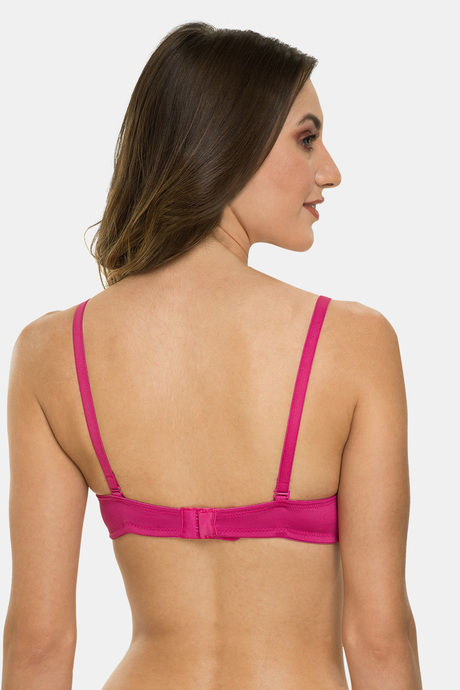 Tweens Padded Non Wired Full Coverage T-Shirt Bra - Dark Pink — image 2
